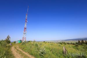 Wieża przekaźnikowa na szczycie Uhliska