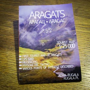 Aragac - mapa