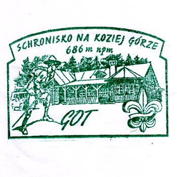 Pieczątka - Schronisko turystyczne na Koziej Górze (Stefanka) - 1999