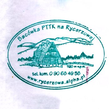Pieczątka - Bacówka PTTK na Rycerzowej - 2001