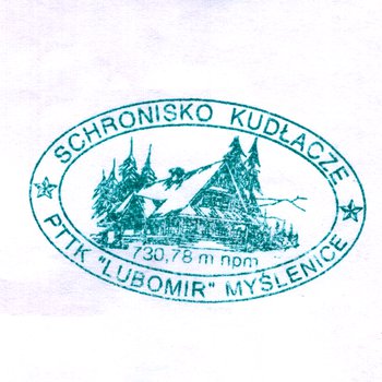 Pieczątka - Schronisko PTTK na Kudłaczach - 2001