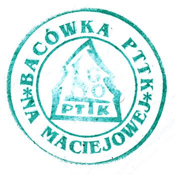 Pieczątka - Bacówka PTTK na Maciejowej - 2007