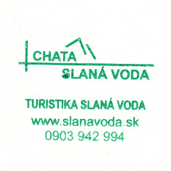Pieczątka - Chata Slaná Voda - 2017